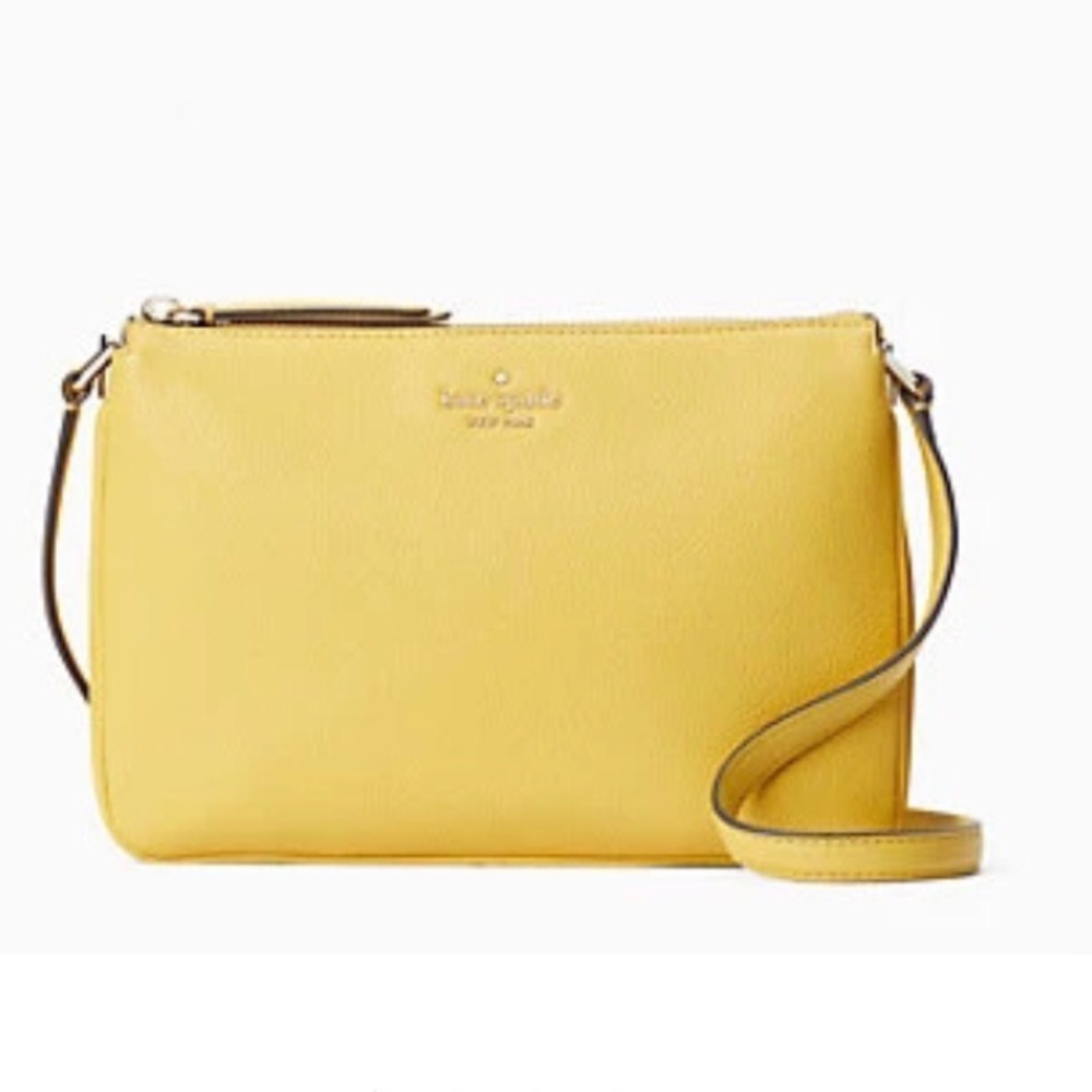 Kate Spade Jackson Triple Gusset Crossbody ♠️ 🍋